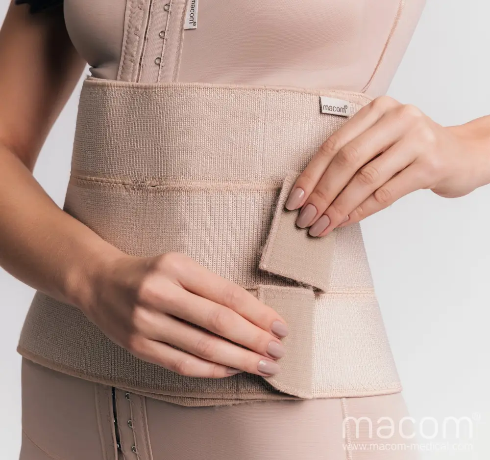 Adjustable 3 Panel Abdominal Binder - Image 3